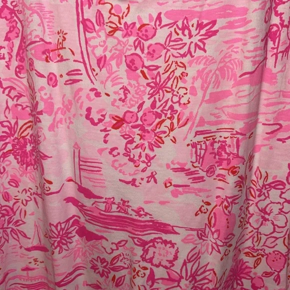 EUC Lilly Pulitzer Newberri Tank Dress in Seaside Scene Size Large - Picture 5 of 8